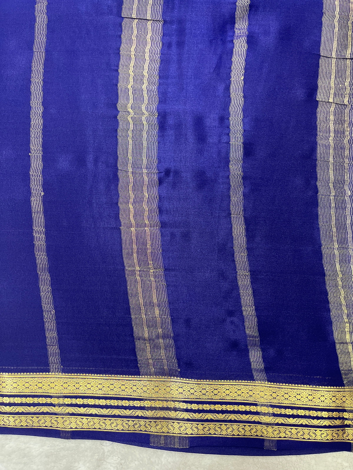Pure crepe Mysore silk saree 13105585 (70gsm)