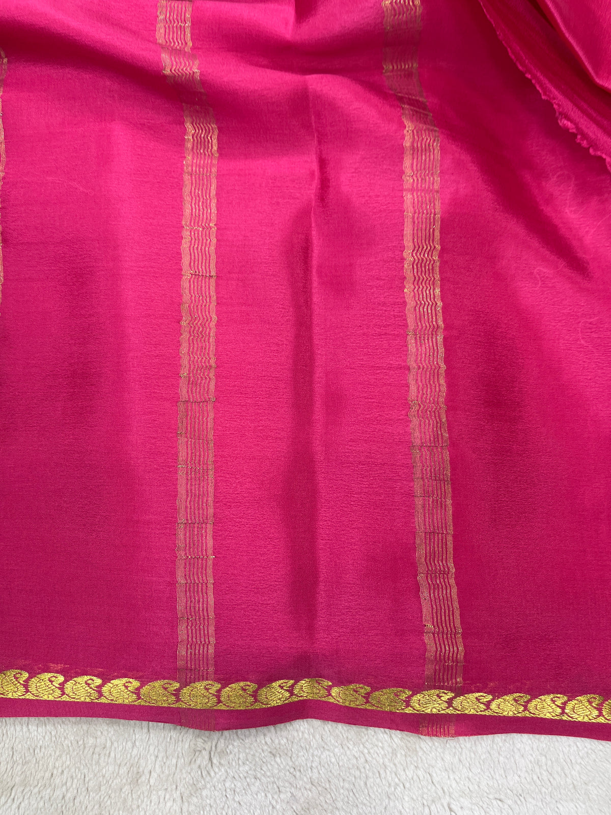 Pure crepe Mysore silk-Piping Self(1103603)