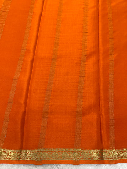 Pure crepe Mysore silk saree 12105002 (120gsm)