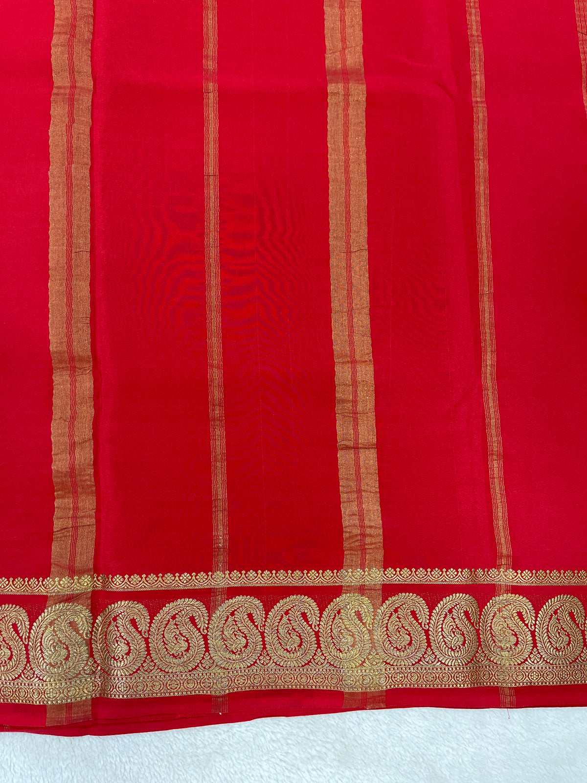 Pure Mysore silk -Mango Border-27261002(120GSM)