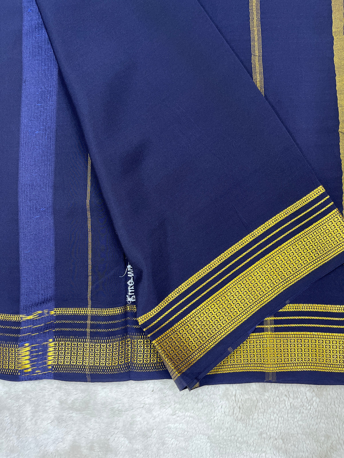 Pure Mysore Silk Saree-(1435776)