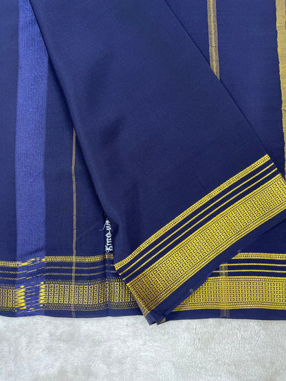 Pure Mysore Silk Saree-(1435776)