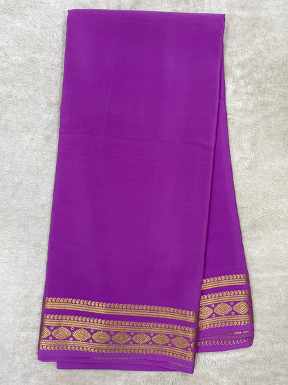 Pure Mysore Silk Saree-(14601221)