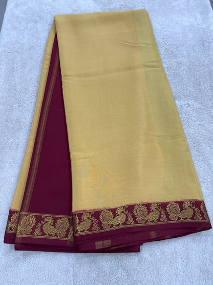 Sliver Based Zari Pure Mysore Silk Saree