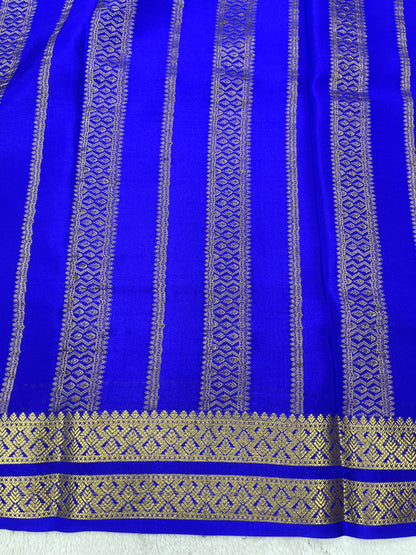 Pure crepe Mysore silk-Saritha Checks(16274302)