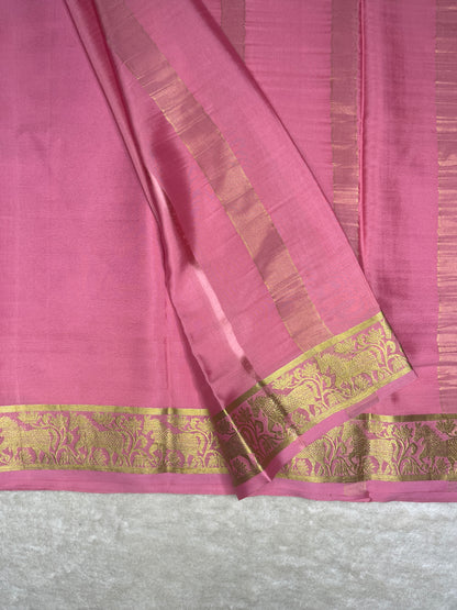 Pure crepe Mysore silk saree-120 GSM(1104002)