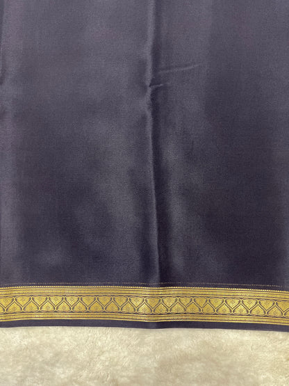 Pure crepe Mysore silk saree 13106331 (70gsm)