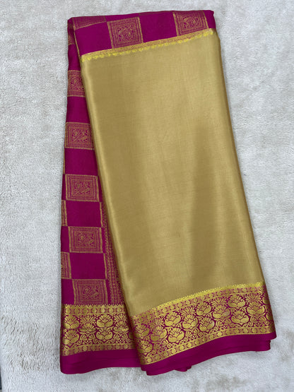 Pure crepe Mysore silk -16277201(120GSM)
