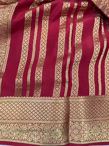 Pure crepe Mysore silk-Janu Ptd(26381134)