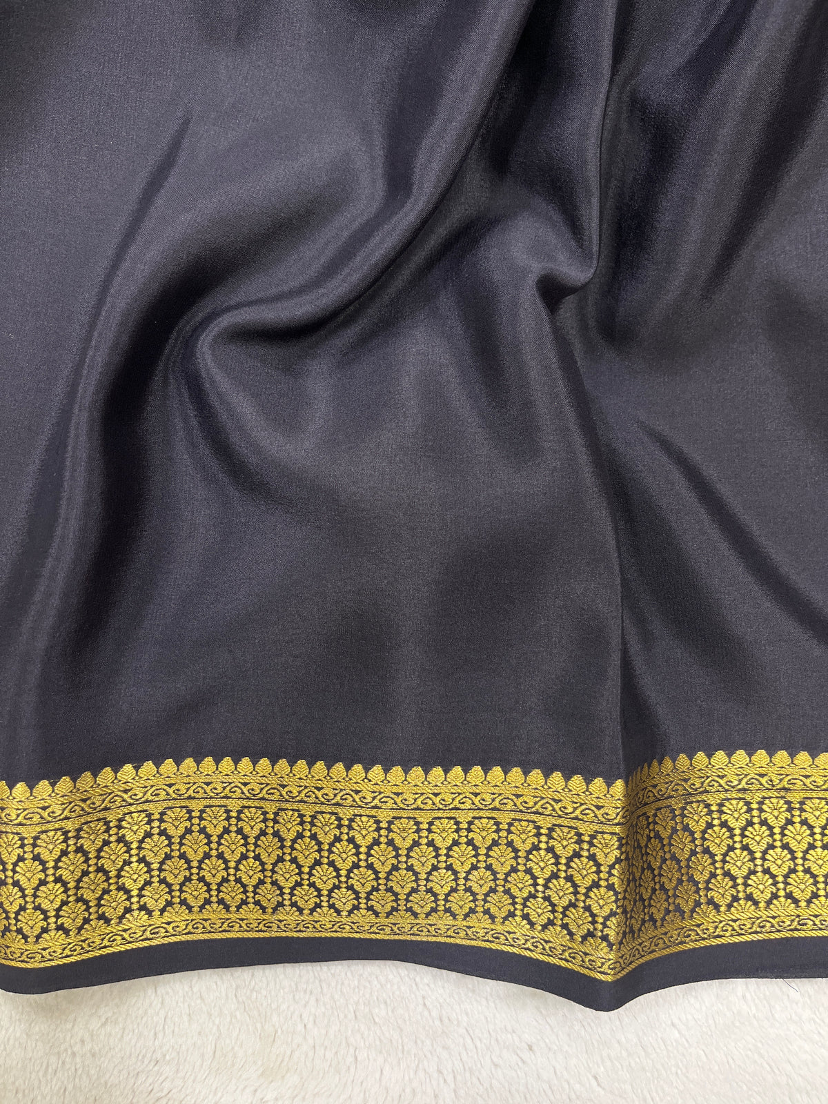 Pure crepe Mysore silk- Checks