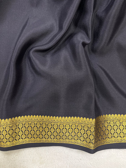 Pure crepe Mysore silk- Checks