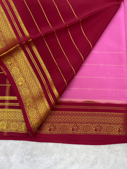 Pure Mysore silk saree -(1436427)