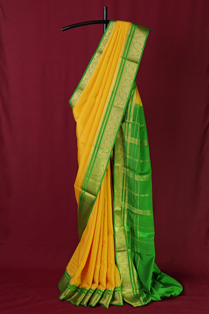 PURE MYSORE SILK SAREE | SILK MARK CERTIFIED - ATHARVA