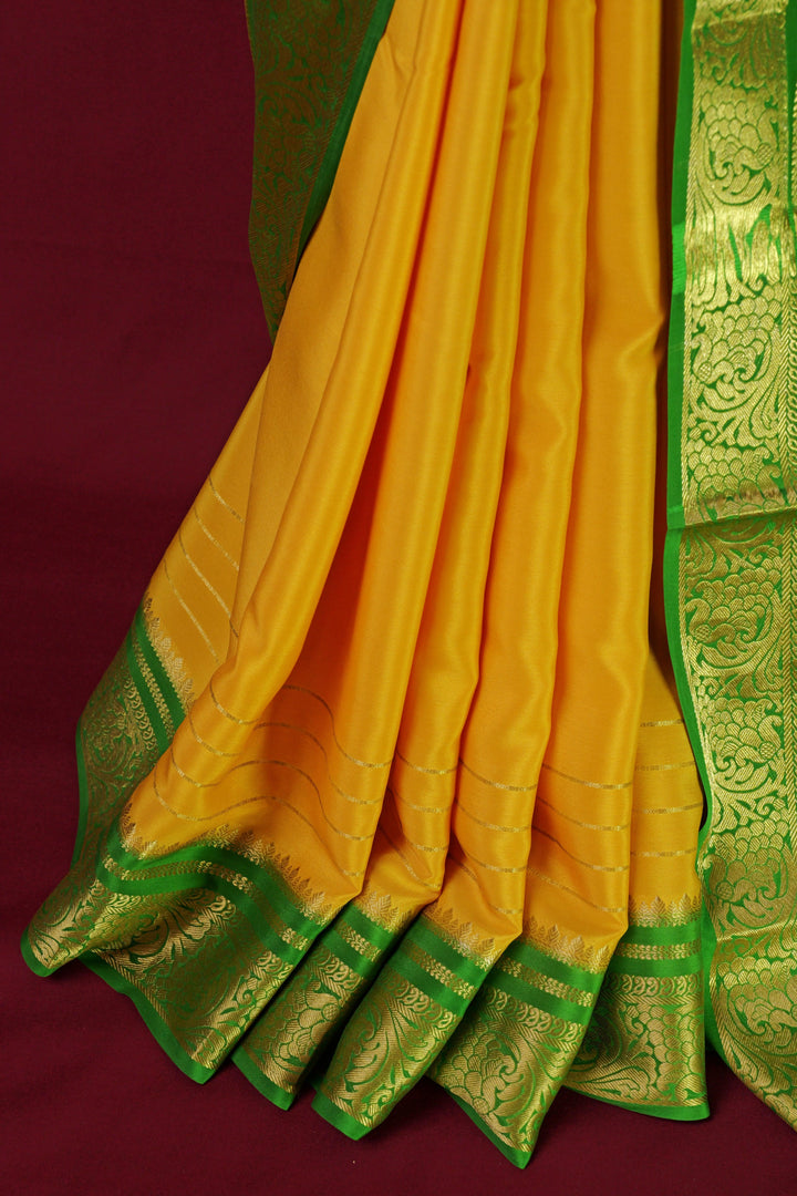 PURE MYSORE SILK SAREE | SILK MARK CERTIFIED - ATHARVA