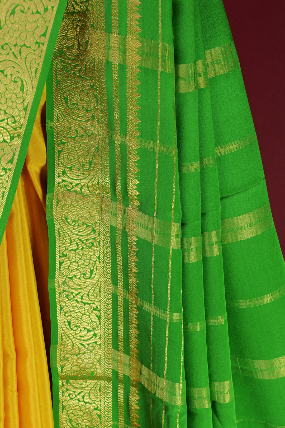 PURE MYSORE SILK SAREE | SILK MARK CERTIFIED - ATHARVA