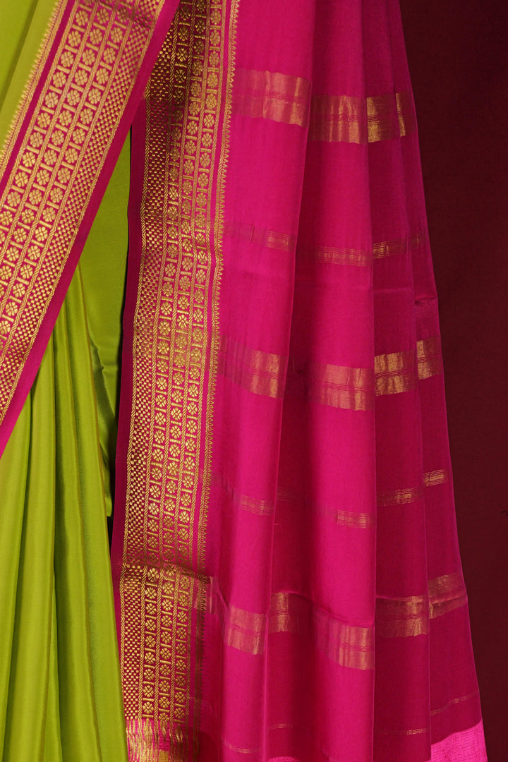 PURE MYSORE SILK SAREE | SILK MARK CERTIFIED - ATHARVA