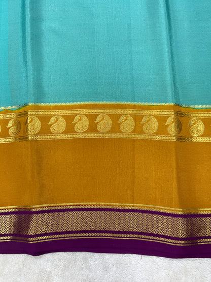 Pure Crepe Mysore Silk 3 D   - 1146002