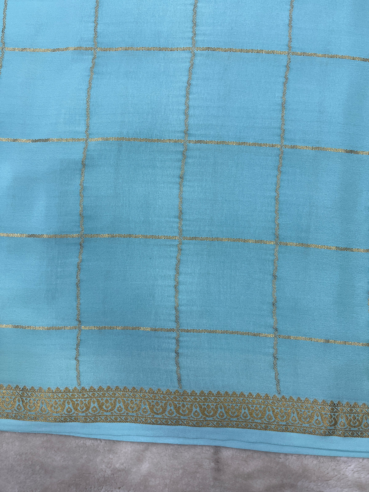 Pure crepe Mysore silk saree 13105584