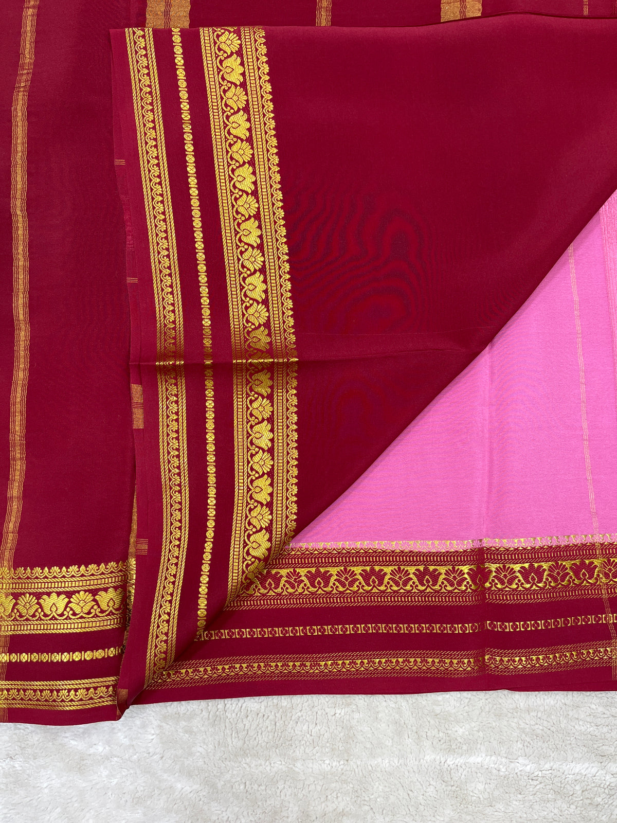 Pure Mysore Silk Saree-(1455127)