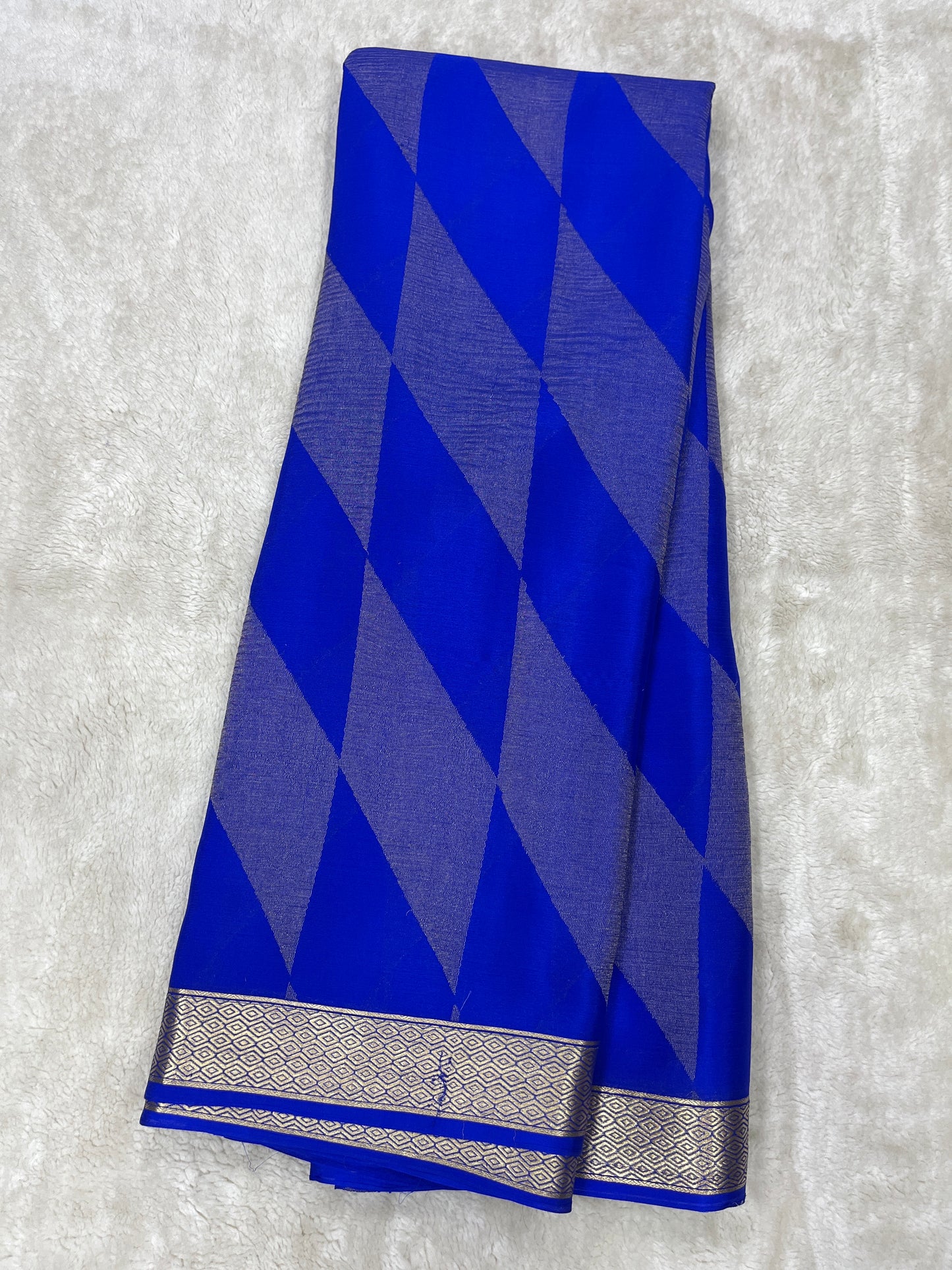 Pure Crepe Mysore Silk brocade - 1145311