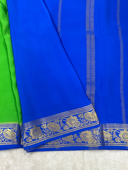 Silver Based Zari Pure Mysore Silk Saree
