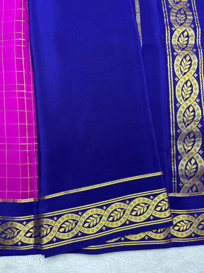 Pure Mysore silk-kslc checks (1453864)