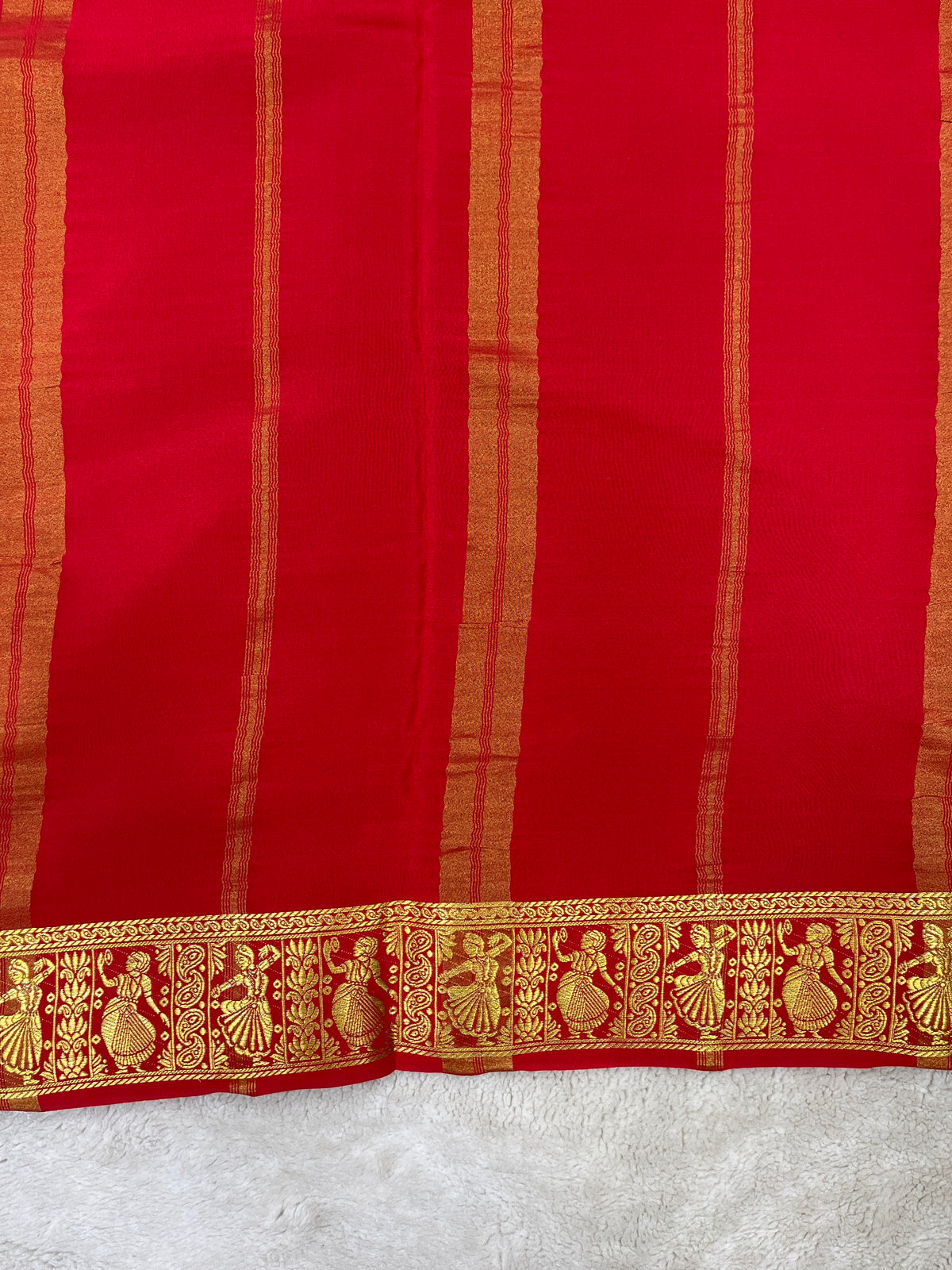 Pure Mysore Silk Saree-(1461976)