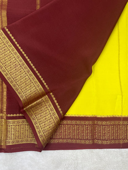 Pure Mysore Silk Saree-(143872)