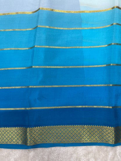 Pure Crepe Mysore Silk 3 D   - 1150102