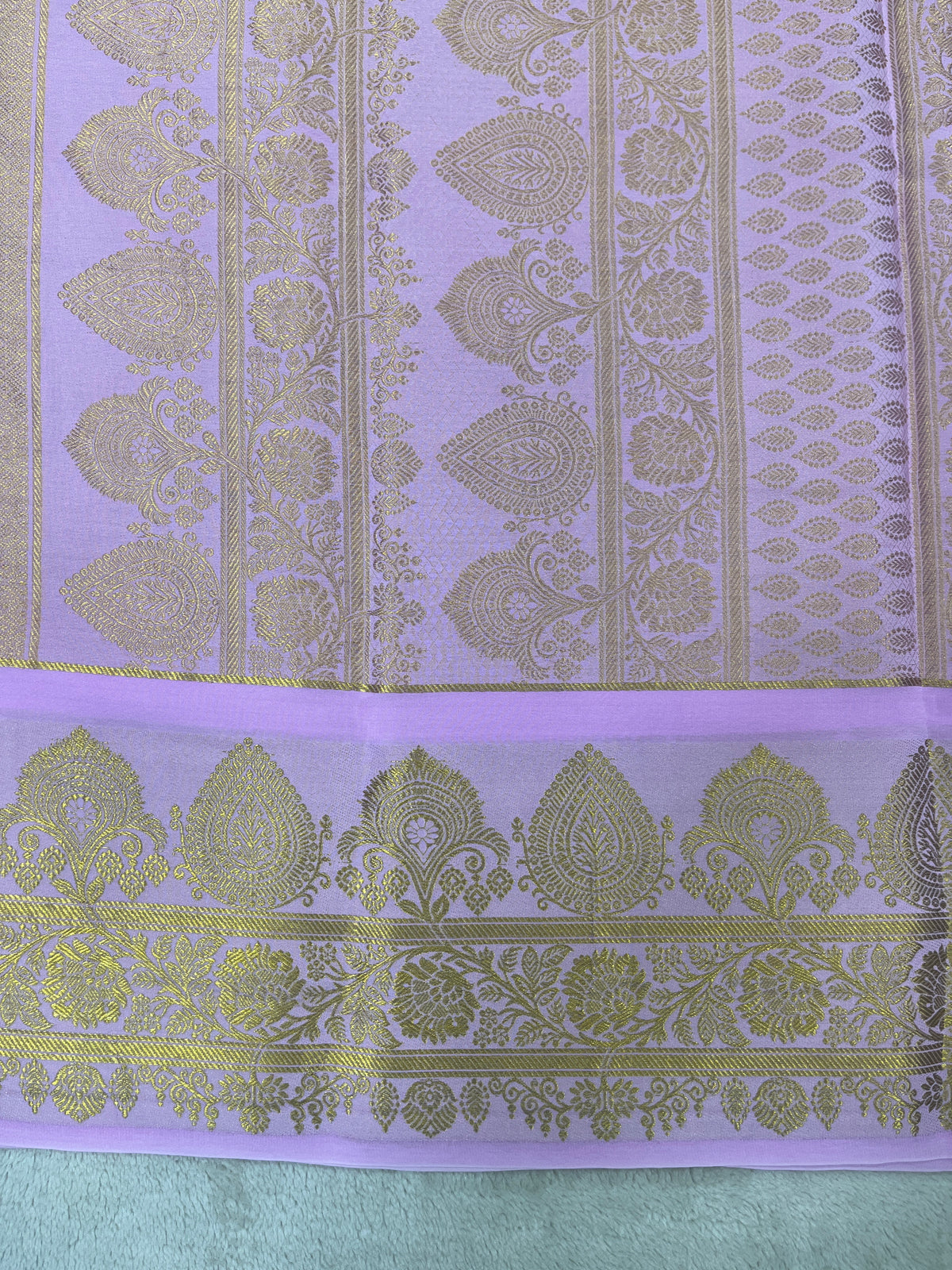 Pure  Mysore silk saree 1463631(150 GSM)