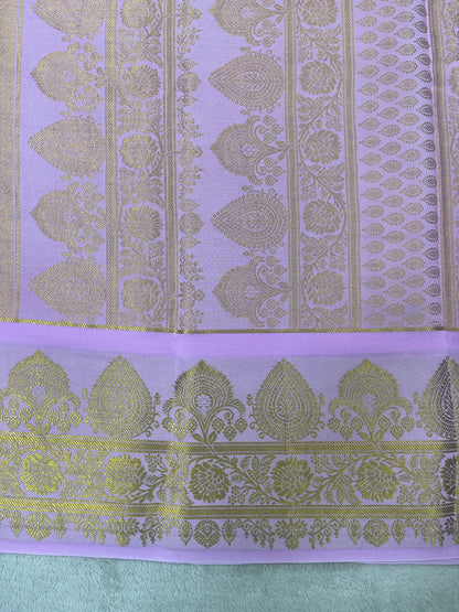 Pure  Mysore silk saree 1463631(150 GSM)