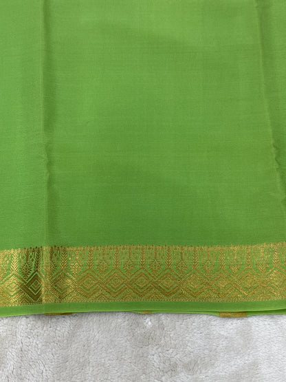 Sliver Based zari Pure Mysore Silk Saree