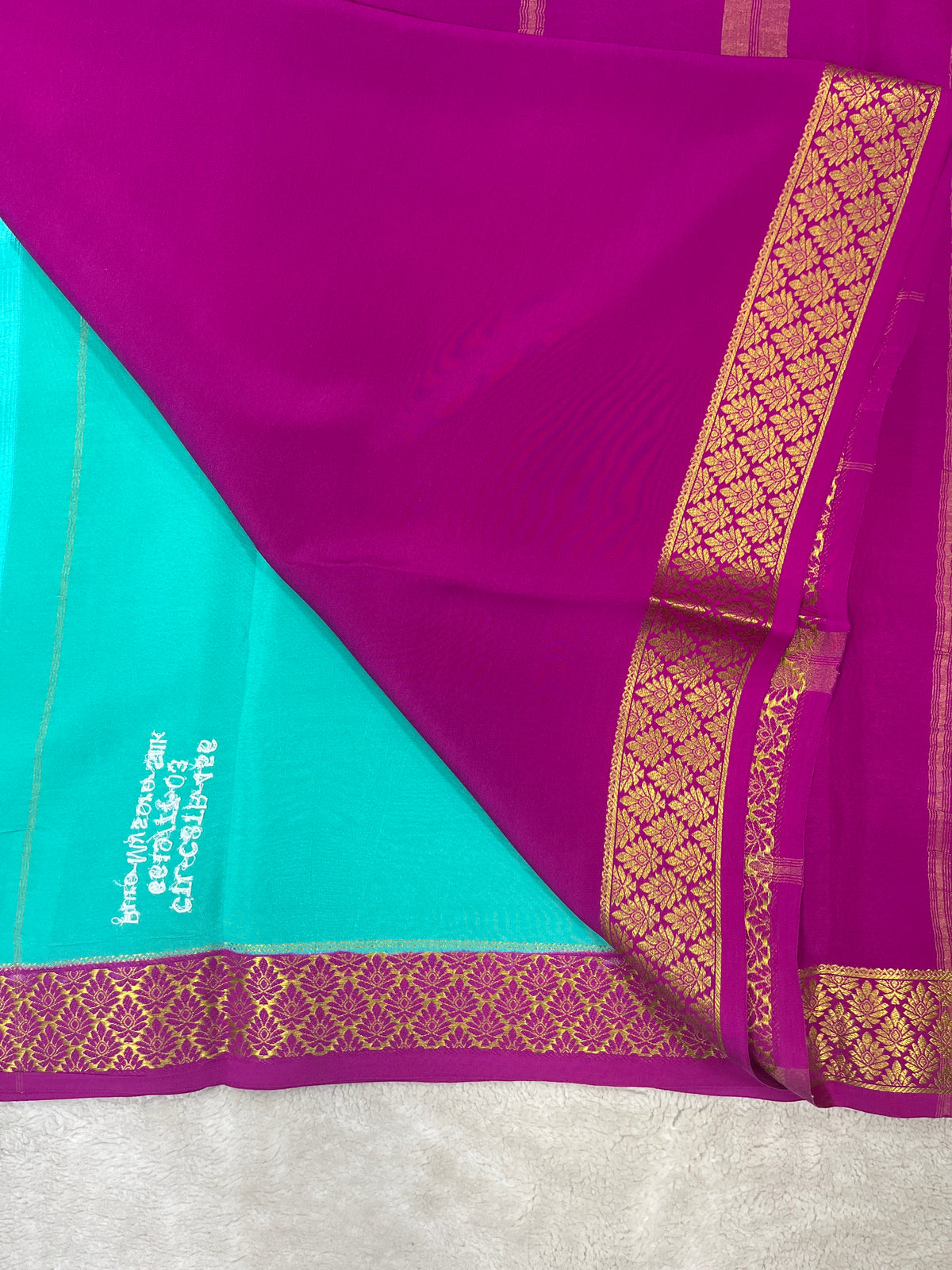 Pure Mysore Silk Saree-(144562)