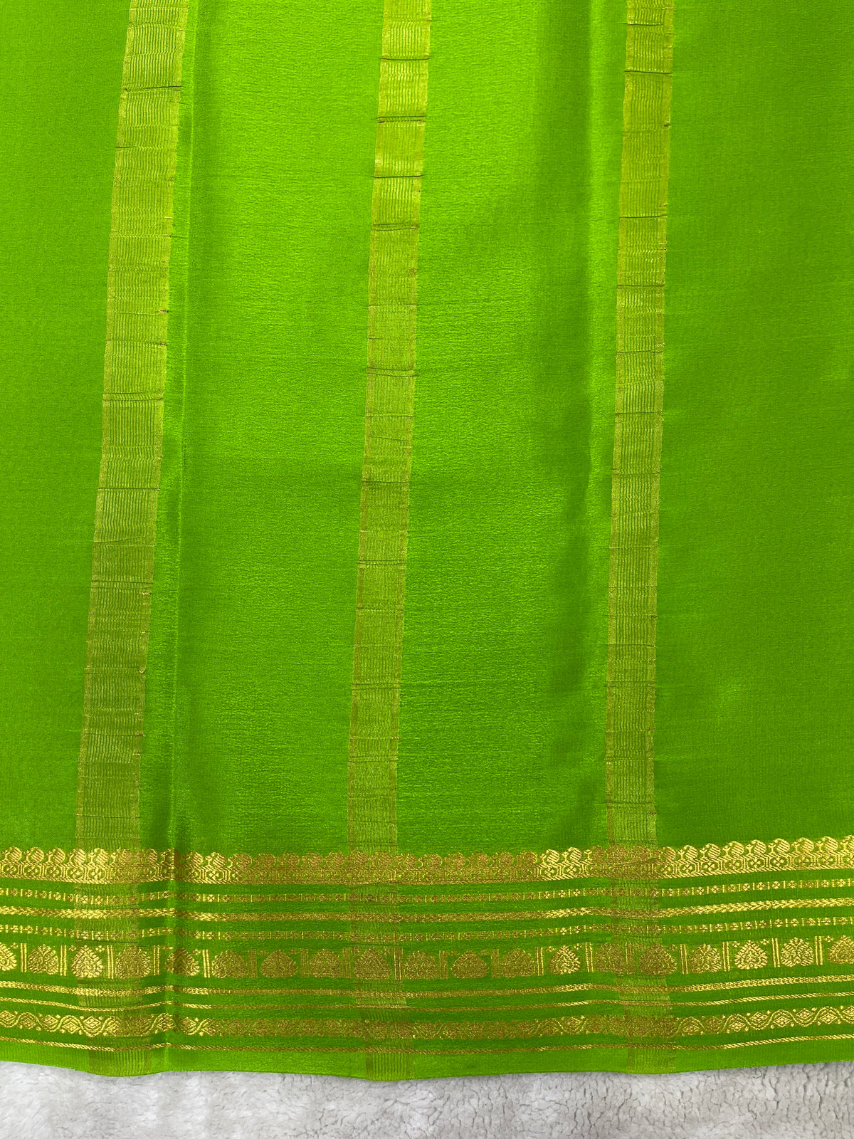 Pure crepe Mysore silk saree 13105585 (70gsm)