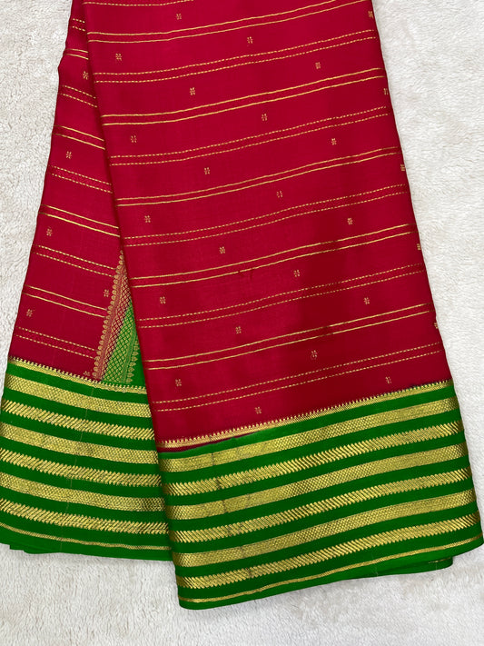 Pure Crepe Mysore silk- Butta(16271504)