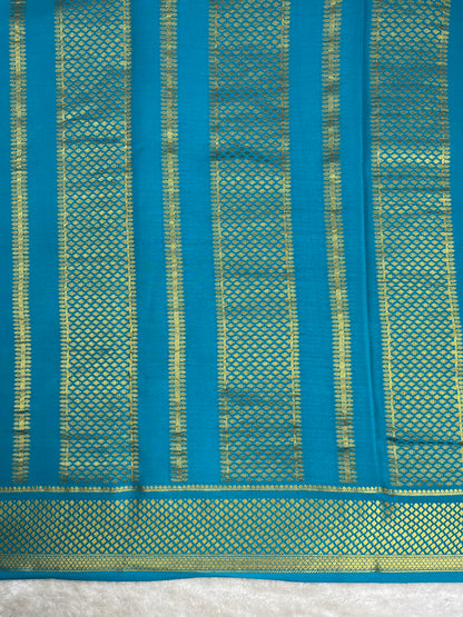 Pure Mysore crepe partly Pallu - 16274306