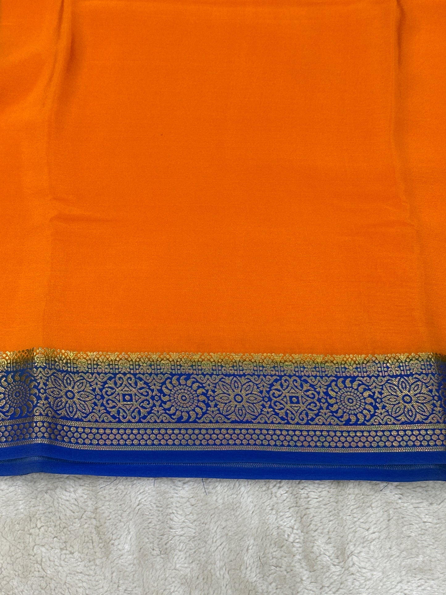 Sliver Based zari Pure Mysore Silk Saree