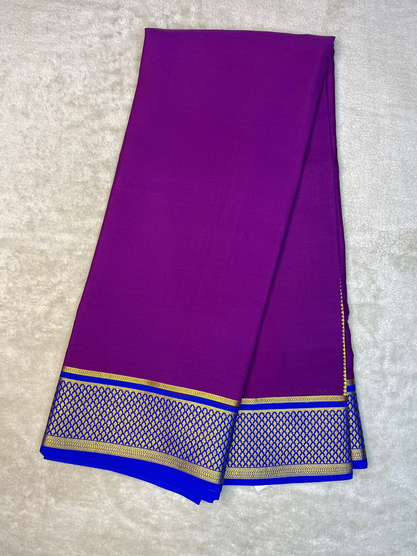 Pure Crepe Mysore Silk Saree-120GSM(16275402)