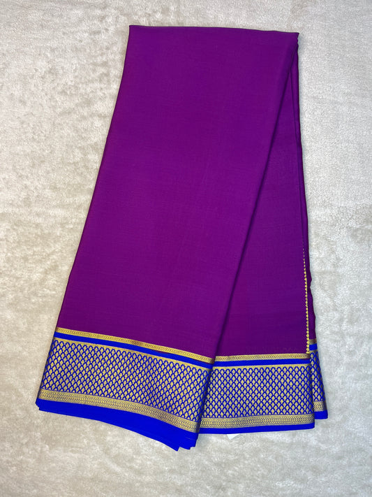 Pure Crepe Mysore Silk Saree-120GSM(16275402)