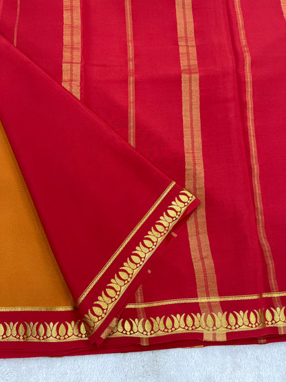Sliver Based Zari Pure Mysore Silk Saree