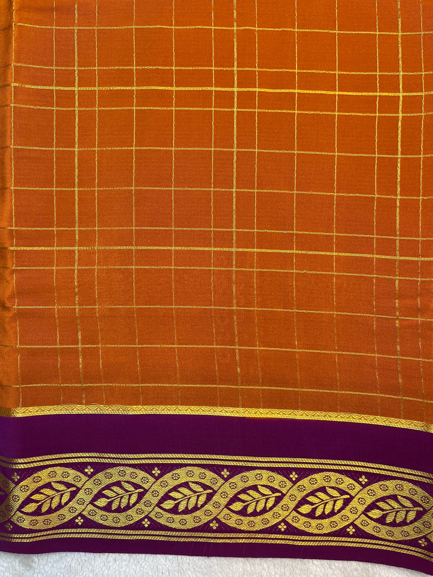 Pure Mysore silk-kslc checks (1453899)