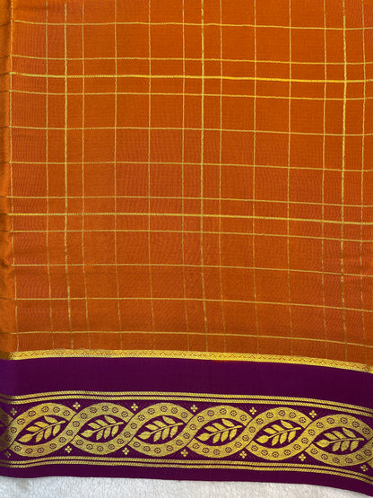 Pure Mysore silk-kslc checks (1453899)