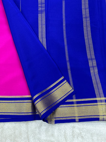 Sliver Based zari Pure Mysore Silk Saree