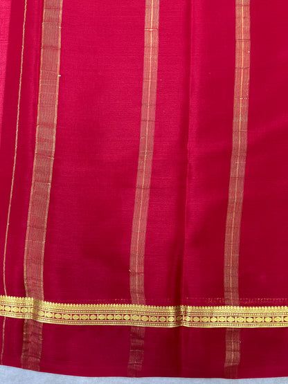 Pure crepe Mysore silk saree 26387301 (70gsm)
