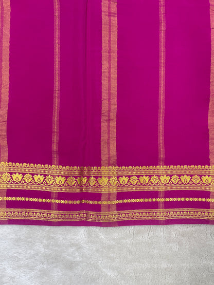 Pure Mysore Silk Saree-(1455154)