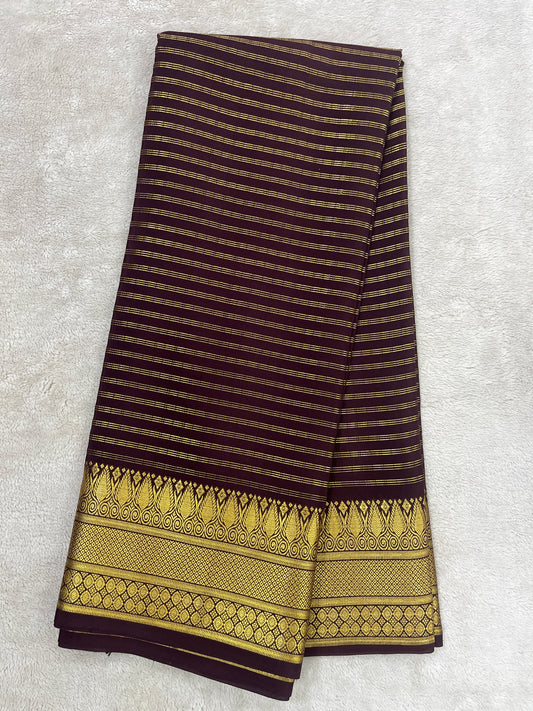Pure crepe Mysore silk-A/O Salari 120 Gsm(110863)
