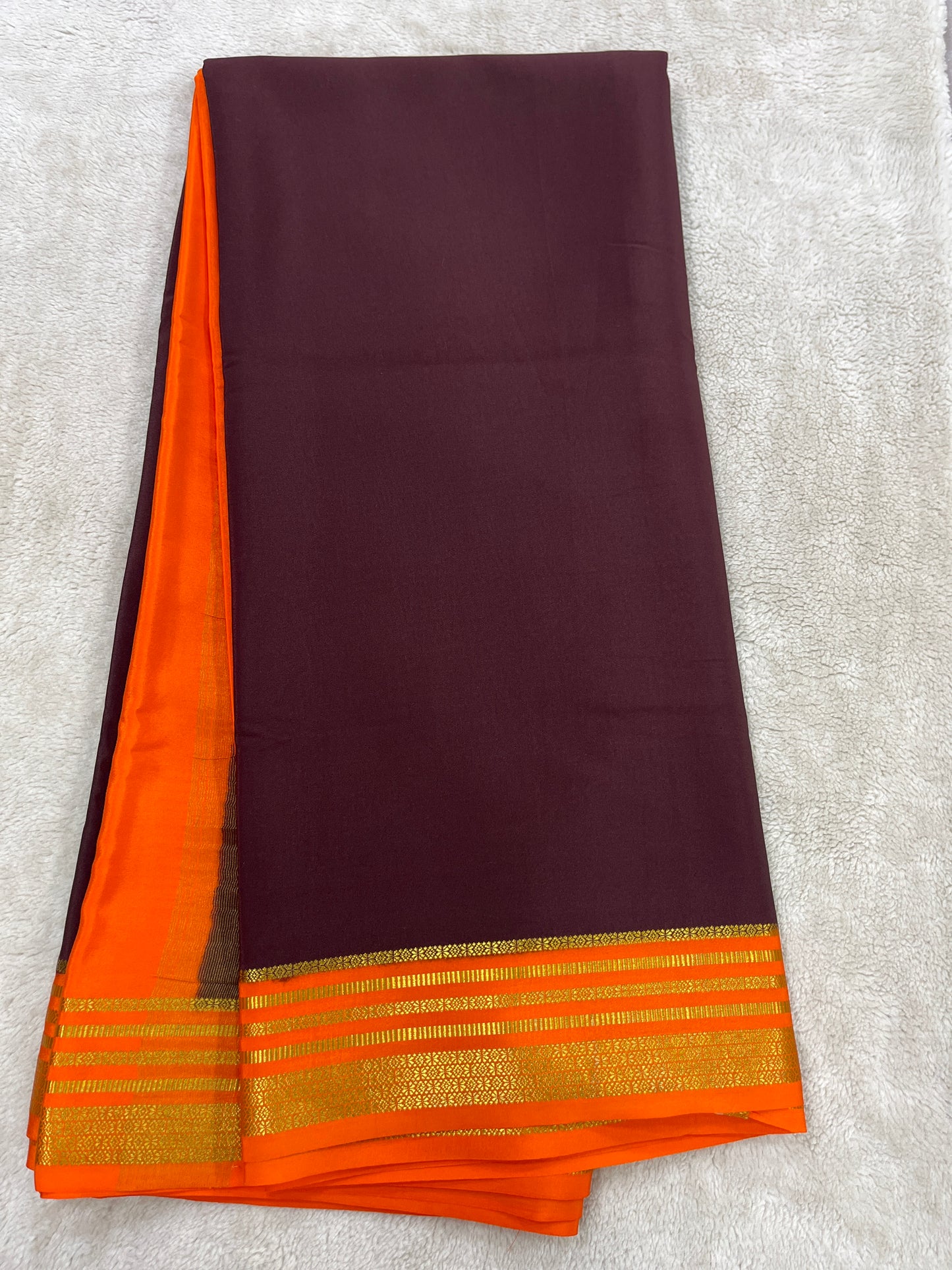 Sliver Based zari Pure Mysore Silk Saree