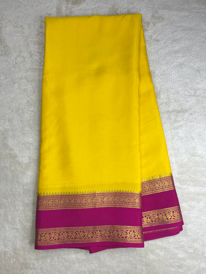 Pure Mysore silk - partly Pallu (16274304)