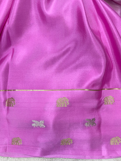 Pure crepe Mysore silk-SVS/KD/BOR(15080802)