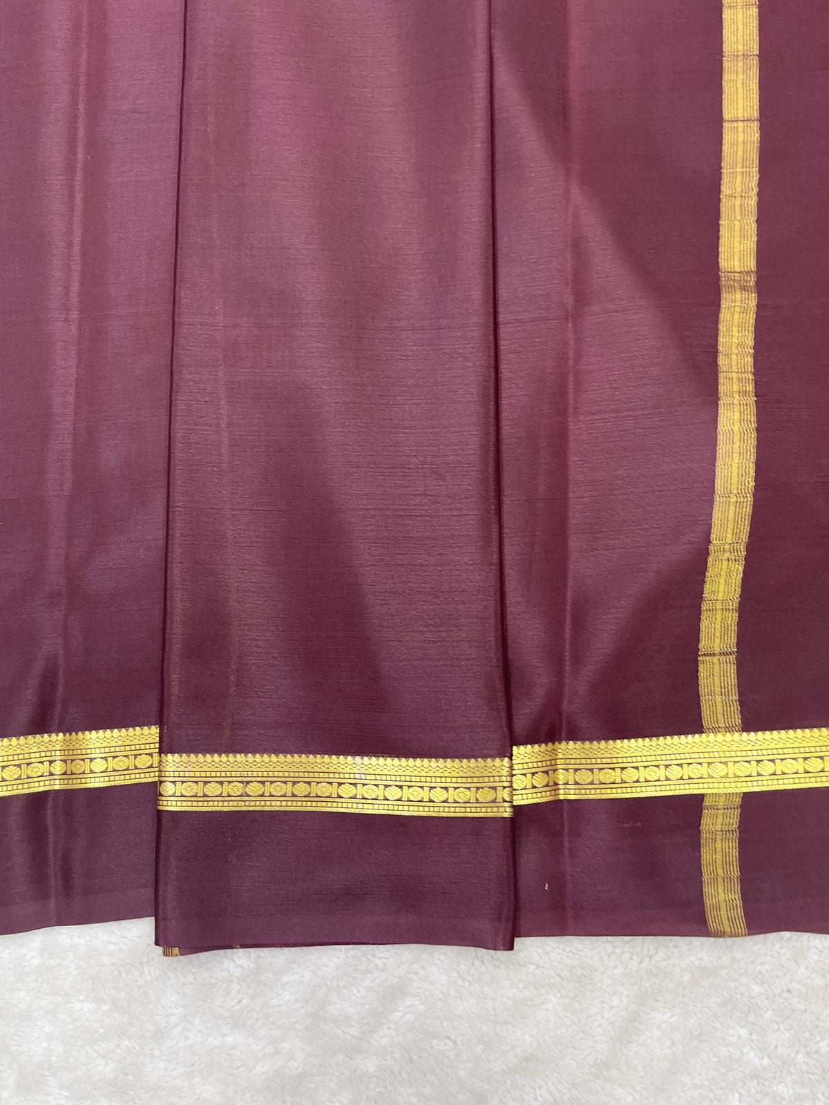 Pure crepe Mysore silk saree 26387301 (70gsm)